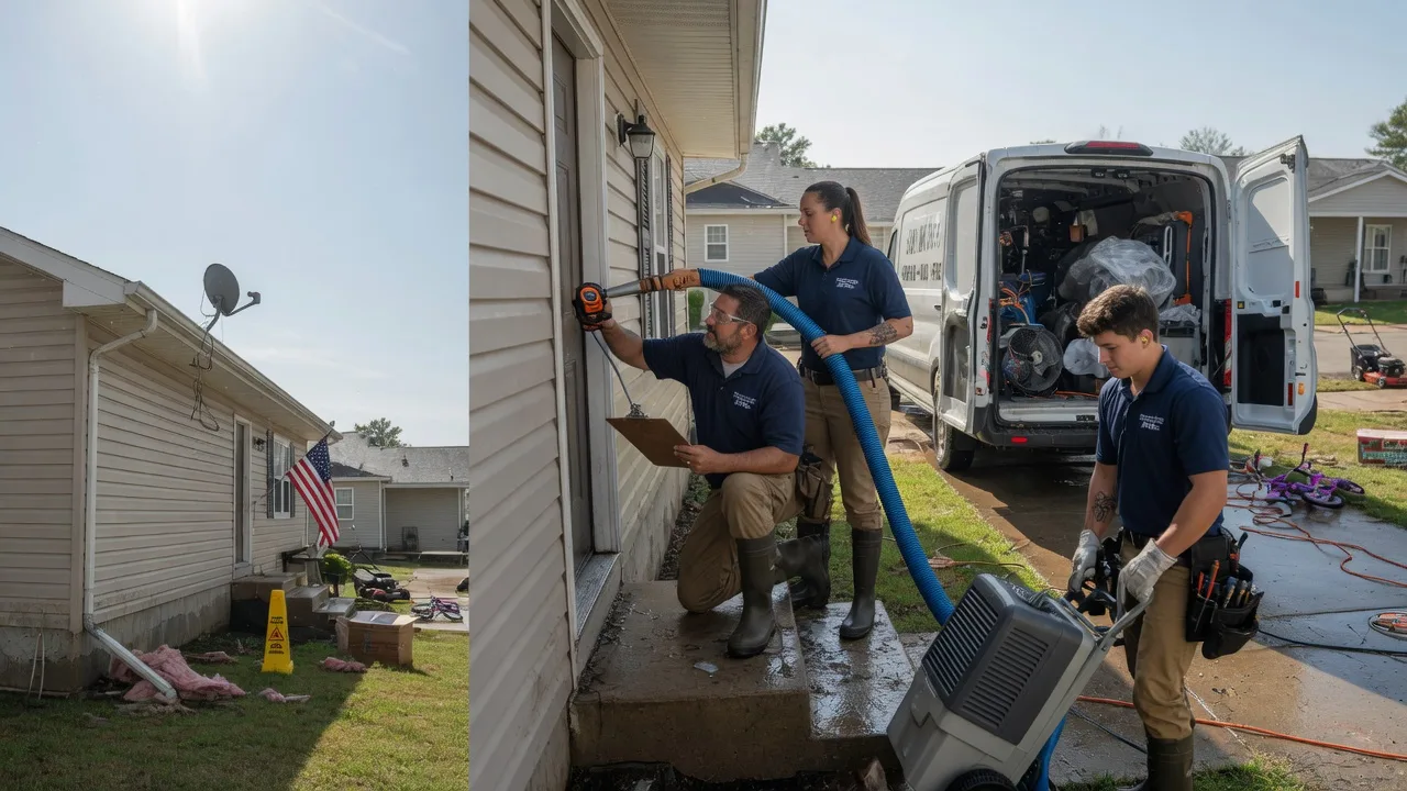 Ceiling Water Damage Restoration in Chester, OK near me
